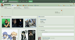 Desktop Screenshot of hotyxroxas.deviantart.com