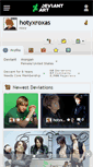 Mobile Screenshot of hotyxroxas.deviantart.com