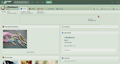 Desktop Screenshot of lifeisabsurd.deviantart.com