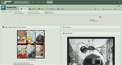 Desktop Screenshot of eraserman.deviantart.com