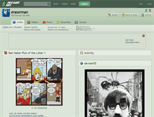 Tablet Screenshot of eraserman.deviantart.com
