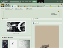 Tablet Screenshot of edryder.deviantart.com