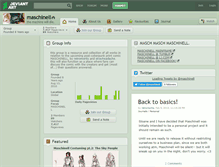 Tablet Screenshot of maschinell.deviantart.com
