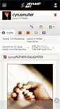 Mobile Screenshot of cyrusmuller.deviantart.com