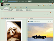 Tablet Screenshot of cyrusmuller.deviantart.com