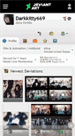 Mobile Screenshot of darkkitty669.deviantart.com