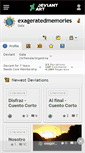 Mobile Screenshot of exageratedmemories.deviantart.com