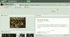 Desktop Screenshot of cardboard-cutout.deviantart.com