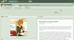 Desktop Screenshot of iron-tempest.deviantart.com
