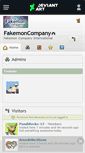 Mobile Screenshot of fakemoncompany.deviantart.com