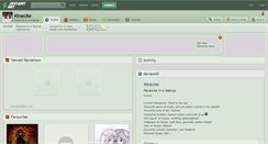 Desktop Screenshot of kinecite.deviantart.com