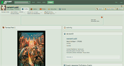 Desktop Screenshot of nanami-yuki.deviantart.com