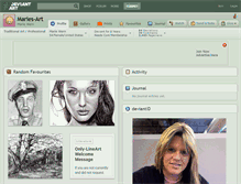 Tablet Screenshot of maries-art.deviantart.com