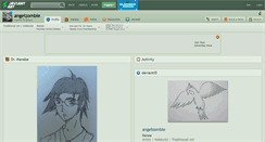 Desktop Screenshot of angelzombie.deviantart.com