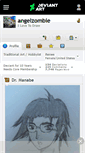 Mobile Screenshot of angelzombie.deviantart.com