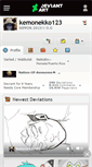 Mobile Screenshot of kemonekko123.deviantart.com