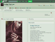 Tablet Screenshot of prodigy-their-law.deviantart.com