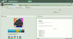 Desktop Screenshot of cookieyumyum.deviantart.com