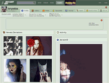 Tablet Screenshot of loryostos.deviantart.com