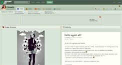 Desktop Screenshot of cimoetz.deviantart.com