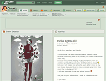 Tablet Screenshot of cimoetz.deviantart.com