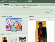 Tablet Screenshot of jaso888n.deviantart.com
