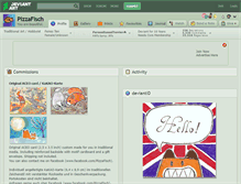 Tablet Screenshot of pizzafisch.deviantart.com