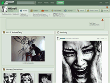 Tablet Screenshot of mithrell.deviantart.com