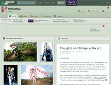 Tablet Screenshot of mintochuu.deviantart.com