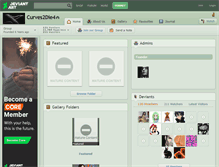 Tablet Screenshot of curves2die4.deviantart.com