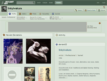 Tablet Screenshot of linkyiwakura.deviantart.com