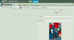 Desktop Screenshot of animedorkgir.deviantart.com