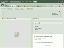 Tablet Screenshot of eruv.deviantart.com