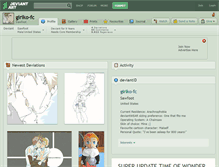 Tablet Screenshot of giriko-fc.deviantart.com