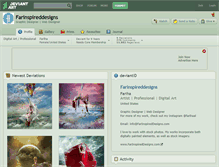 Tablet Screenshot of farinspireddesigns.deviantart.com