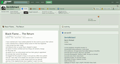 Desktop Screenshot of devinrichard.deviantart.com