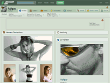 Tablet Screenshot of fujiguy.deviantart.com