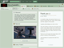 Tablet Screenshot of fires-of-azarath.deviantart.com
