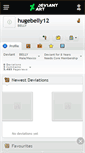 Mobile Screenshot of hugebelly12.deviantart.com