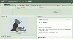 Desktop Screenshot of dragonizer.deviantart.com