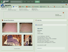 Tablet Screenshot of darcerin.deviantart.com