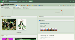 Desktop Screenshot of plantman-dot-exe.deviantart.com