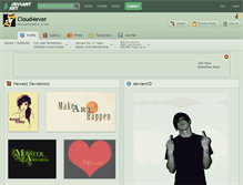 Tablet Screenshot of cloud4ever.deviantart.com