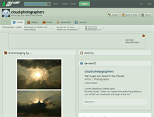 Tablet Screenshot of cloud-photographers.deviantart.com
