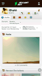 Mobile Screenshot of ithunn.deviantart.com
