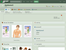 Tablet Screenshot of manticorex5.deviantart.com