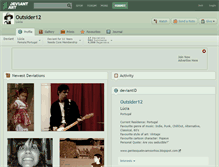 Tablet Screenshot of outsider12.deviantart.com