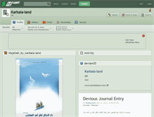Tablet Screenshot of karbala-land.deviantart.com