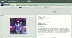 Desktop Screenshot of cahnartist.deviantart.com