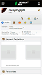 Mobile Screenshot of creeping9plz.deviantart.com